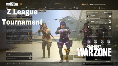 warzone tournament today|Z League .